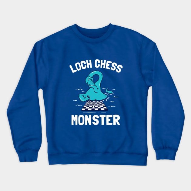 Loch Chess Monster Crewneck Sweatshirt by dumbshirts